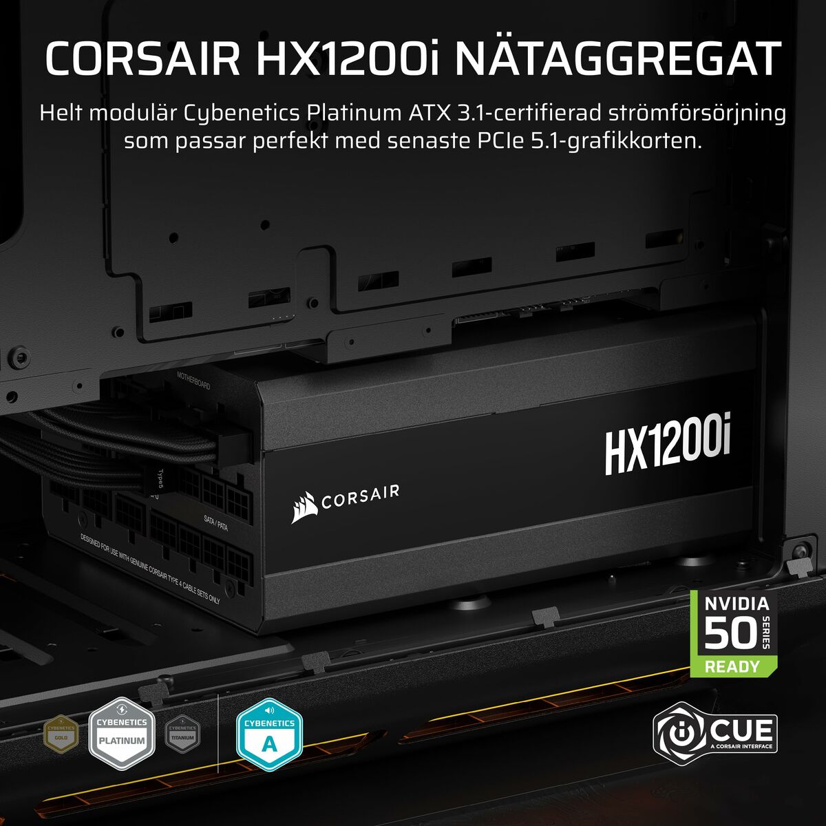 Power supply Corsair CP-9020307-EU 1200 W 80 PLUS Platinum
