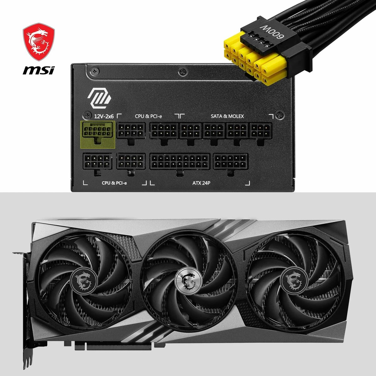 Power supply MSI 306-7ZP9B11-CE0 1000 W ATX 80 Plus Gold