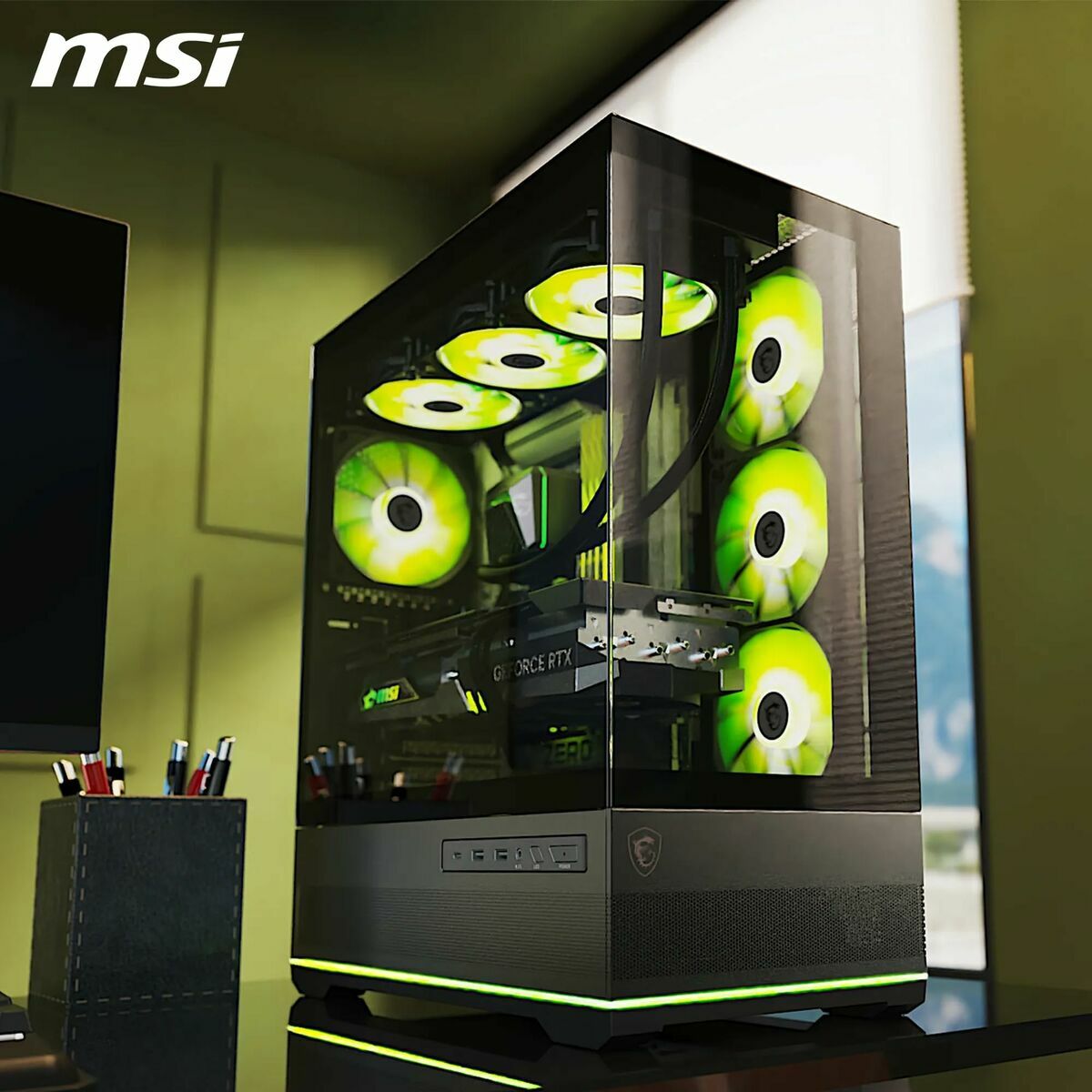 ATX Semi-tower Box MSI 306-7G28R21-JA4 Black