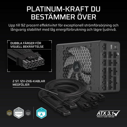 Power supply Corsair CP-9020307-EU 1200 W 80 PLUS Platinum