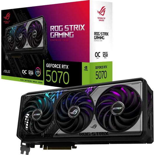 ASUS ROG -STRIX-RTX5070-O12G-GAMING NVIDIA GeForce RTX 5070 12 GB GDDR7 (90YV0M80-M0NA00)