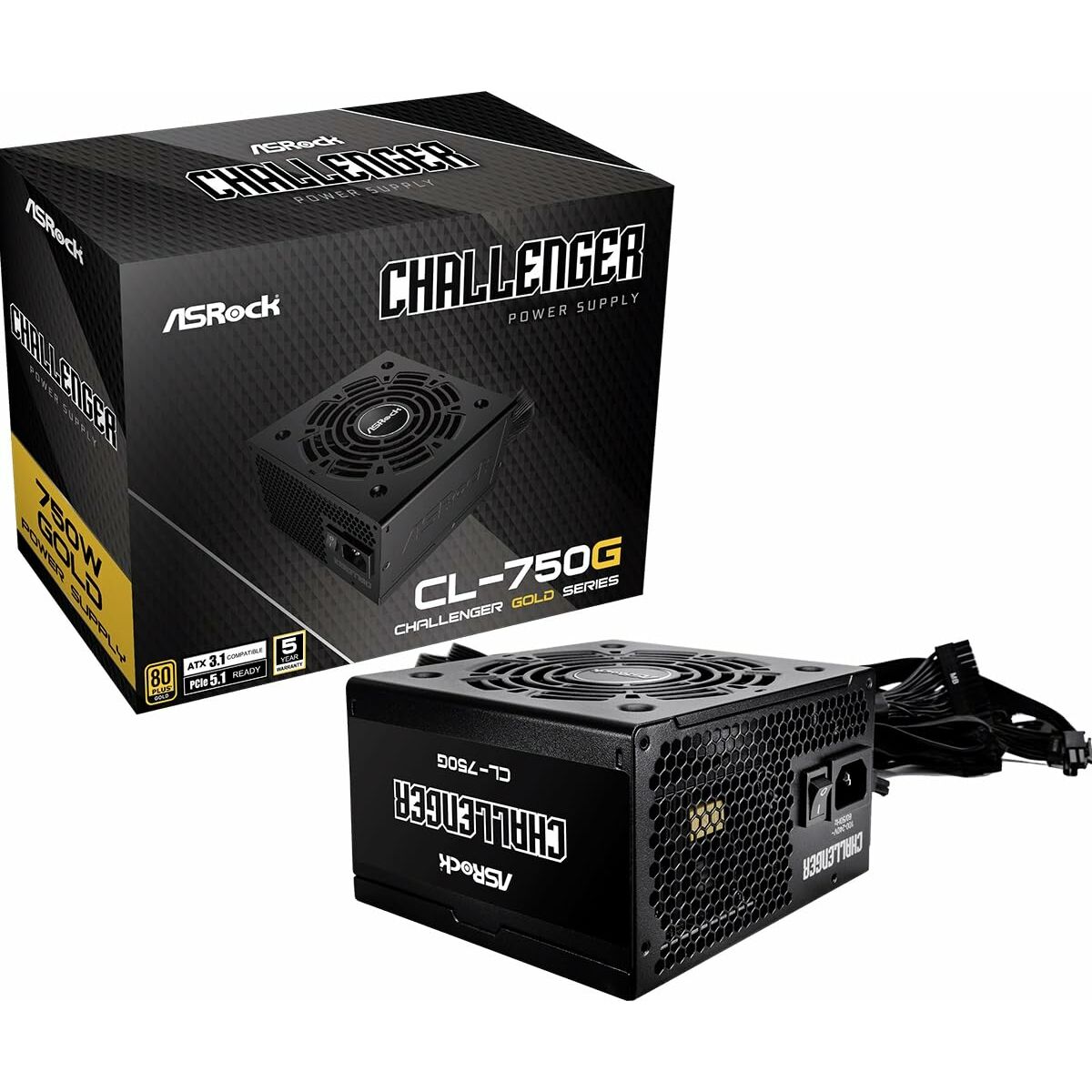 Power supply ASRock 90-UXP100-GFEAAB 1000 W 80 Plus Gold