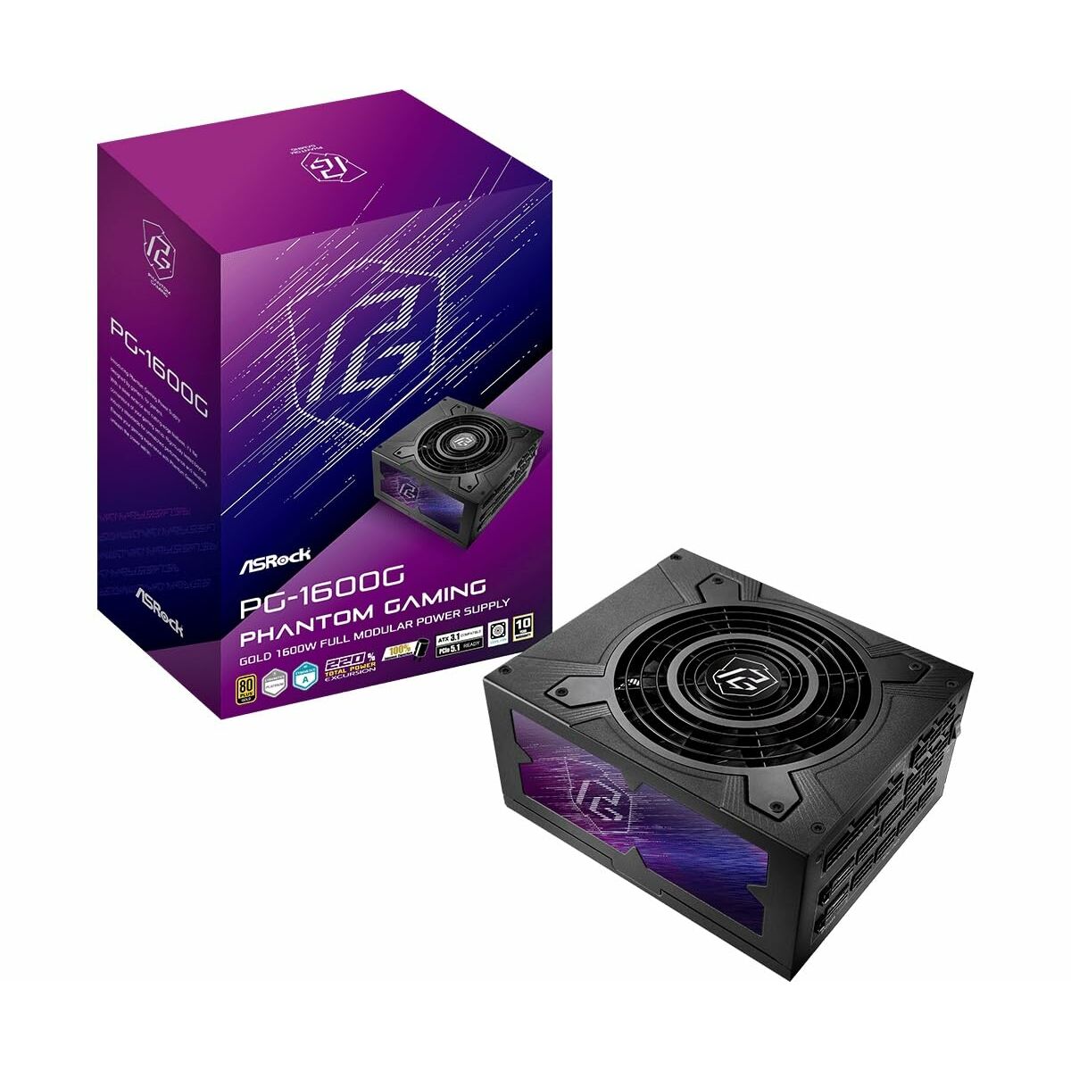Power supply ASRock 90-UXP160-GFEAAB 1600 W 80 Plus Gold