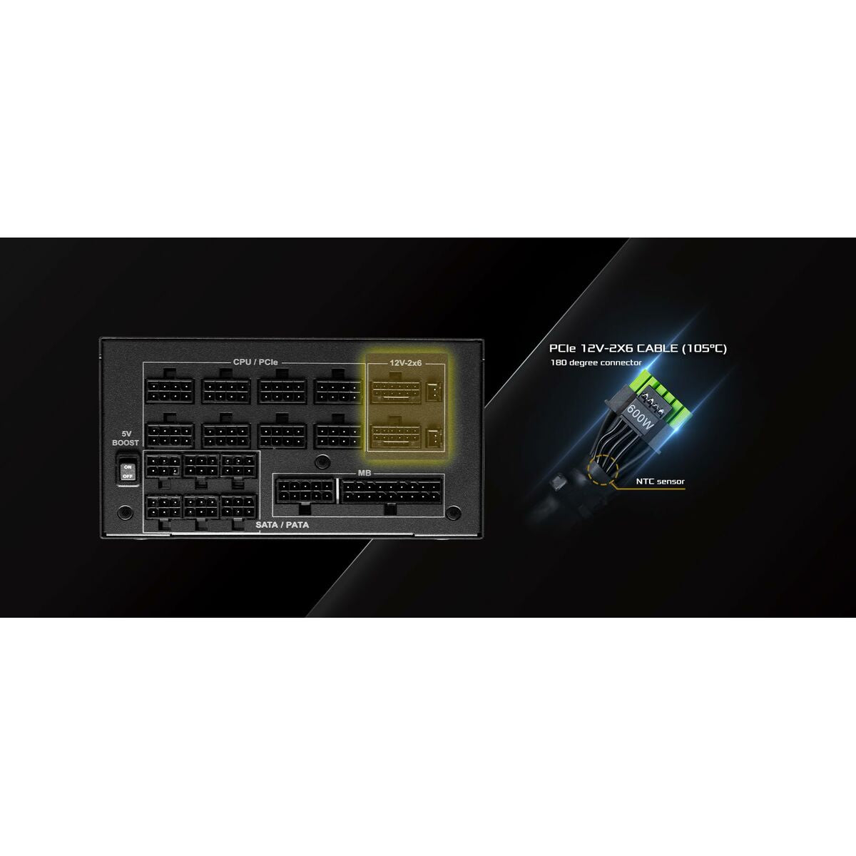 Power supply ASRock 90-UXP160-GFEAAB 1600 W 80 Plus Gold