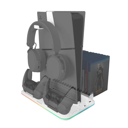 Headphone stand Mars Gaming MPS5B2 White