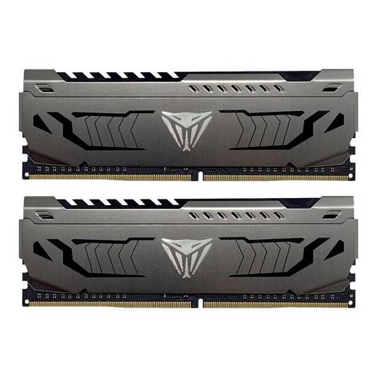 RAM Памет Patriot, Viper Steel Memory, 64GB (2x32GB), DDR4, 3600MHz, CL18, Dual Channel Kit (PVS464G360C8K)