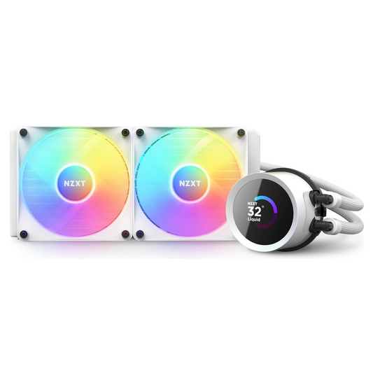 Cooler CPU NZXT Kraken 240 RGB, compatibil AMD/Intel, alb (RL-KR240-W1)